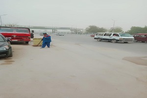 نظافة طريق الأوتوستراد