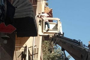 استكمال رفع كفاءة كافة الشوارع بحي المرج