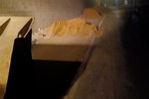 حملة لرفع تراكمات القمامة اعلى كوبري ال٩٠