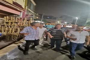 تكثيف حملات إزالة الاشغالات بكافة شوارع الحى