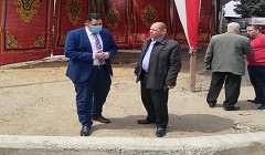 تفقد الأماكن  المخصصة لتوفير السلع التموينية بأسعار مناسبة 