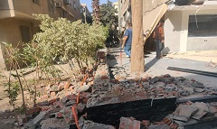 حملة لإزالة اعمال مخالفة بكافية بمساكن صقر قريش 
