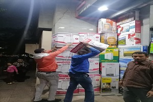 رفع الإشغالات من شارع حسن الأكبر