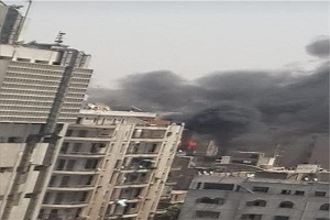 Cairo ‘s civil protection service controls Azbakia fire, no injuries or fatalities 